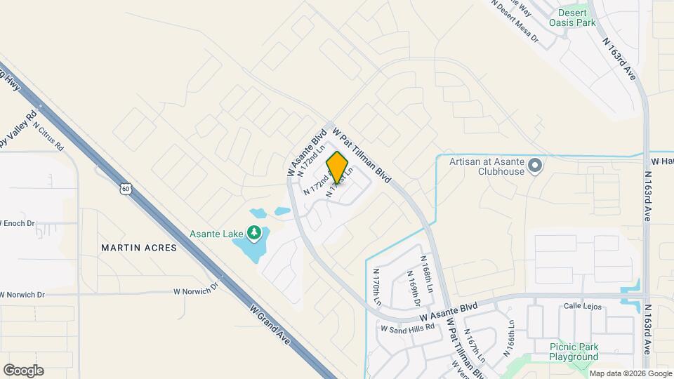 24795 N 171st Ln Map and Location Details