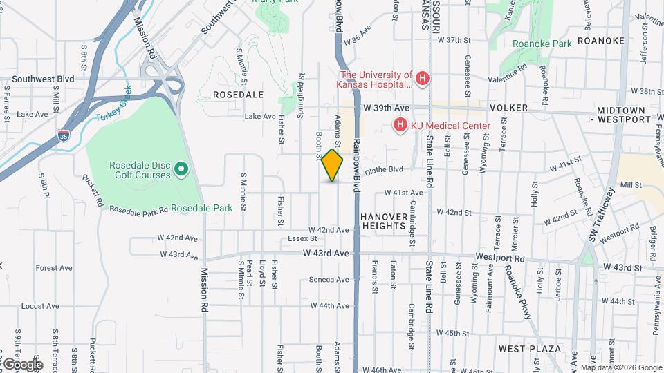 4100 Adams St Map and Location Details