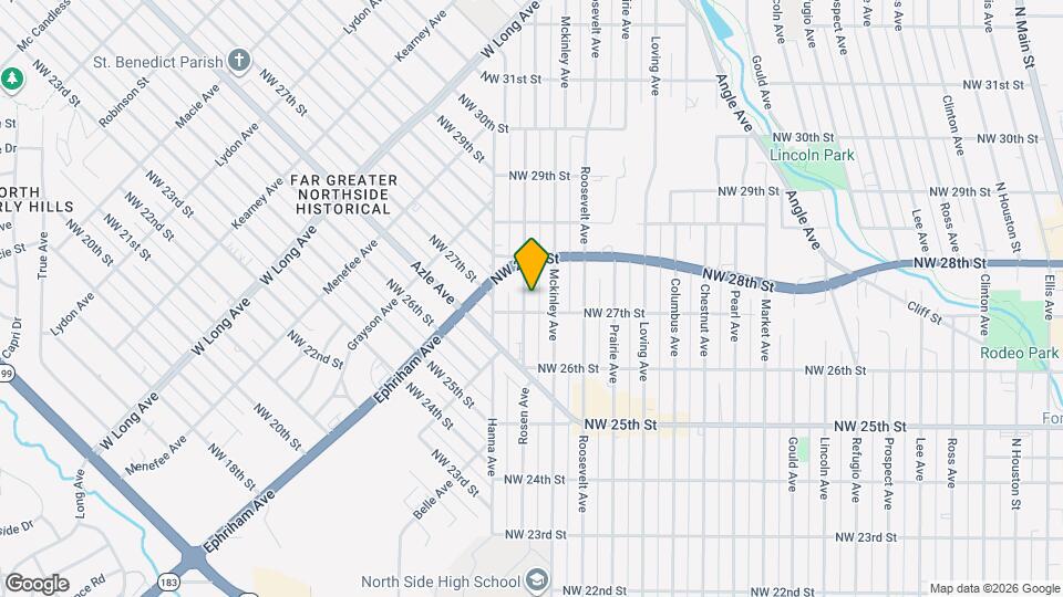2704 Rosen Ave Mapa y Detalles de la Ubicación