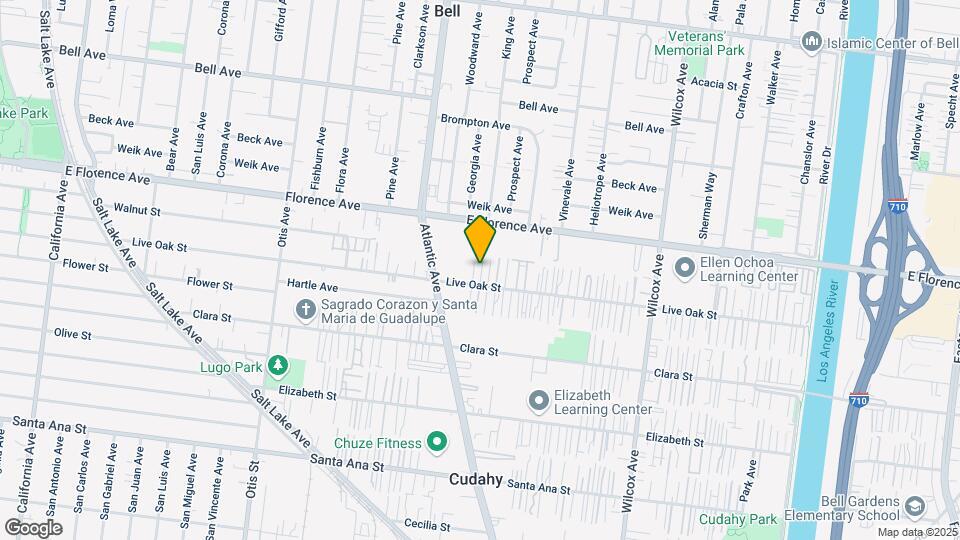 4601-4603 Live Oak St Map and Location Details