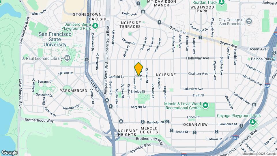 515 Garfield St Map and Location Details