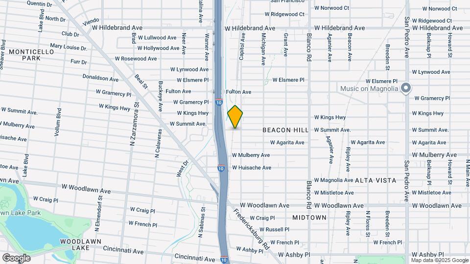 1214 W Summit Ave. Mapa y Detalles de la Ubicación