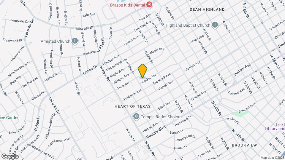 3817 Lasker Ave Map and Location Details