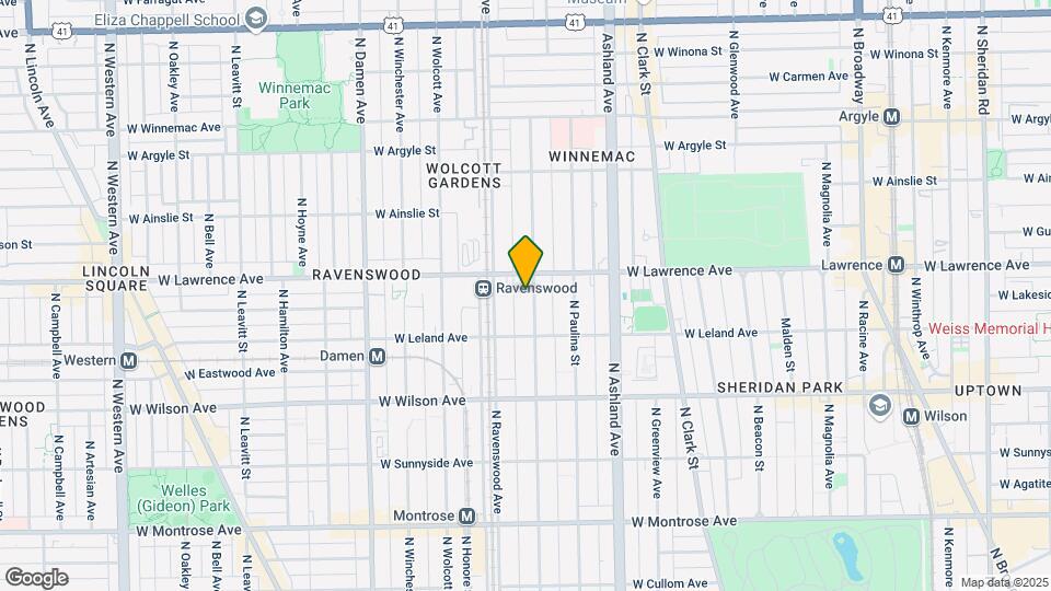 4740 N Hermitage Map and Location Details