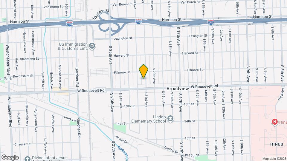 2116 S 21st Ave Map and Location Details