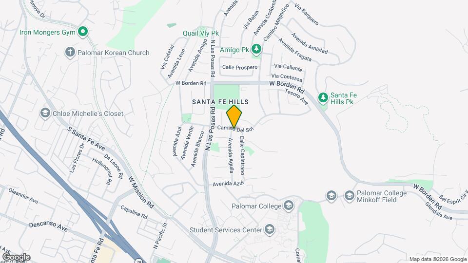 1189 Camino Del Sol Map and Location Details