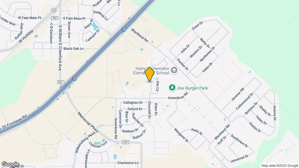 1025 N Churchill Dr Map and Location Details