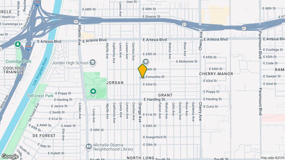 6340 Orange Ave Map and Location Details