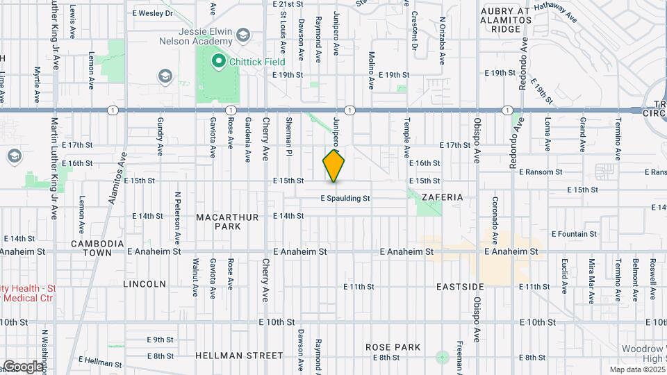 1485 Junipero Ave Map and Location Details