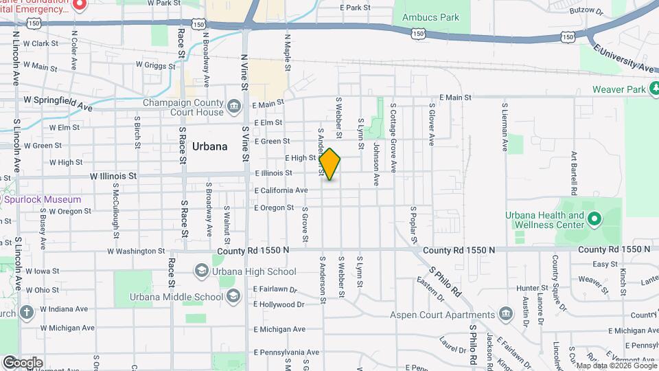 704 E California Ave Map and Location Details