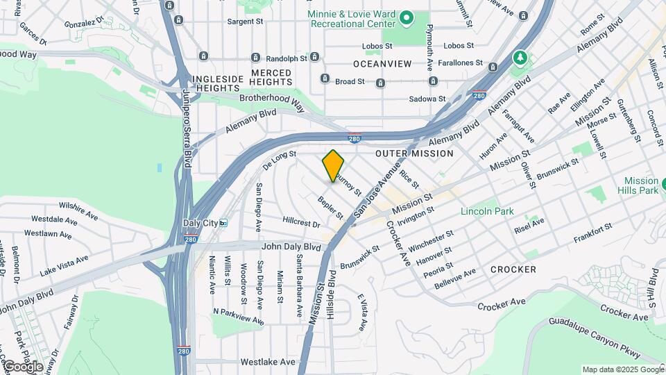 299 Rhine St Mapa y Detalles de la Ubicación