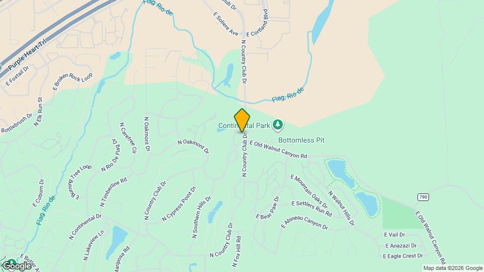 2860 N Fairview Dr Map and Location Details