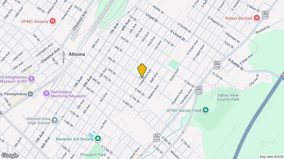 436 Crawford Ave Map and Location Details