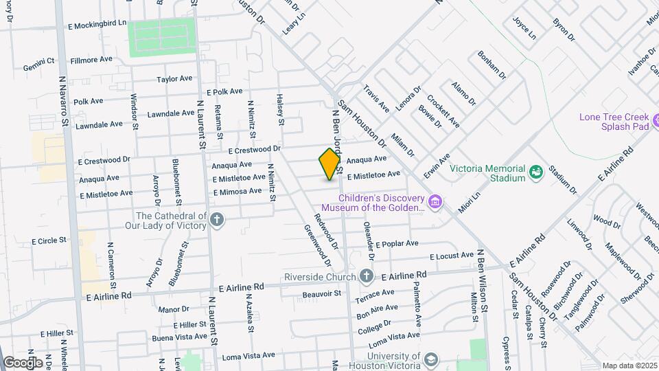 104 Milann St Mapa y Detalles de la Ubicación