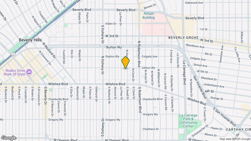 165 N Swall Dr Map and Location Details