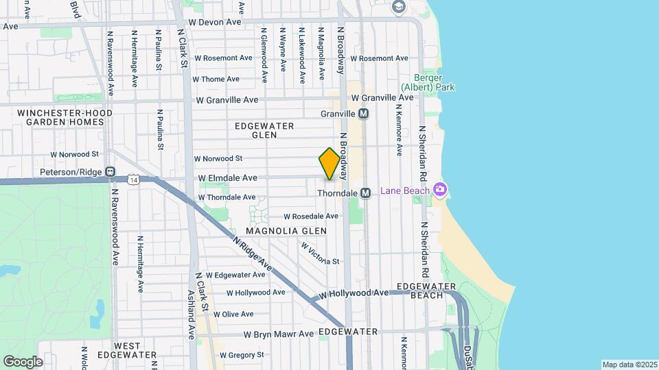 5941 N Magnolia Ave Map and Location Details