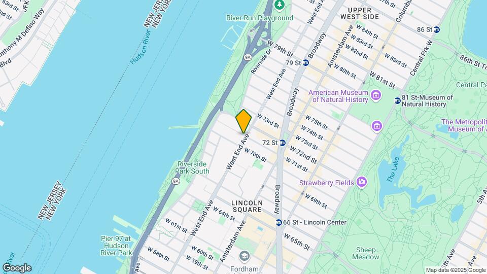 235 West End Ave-Unit -: 9C Map and Location Details