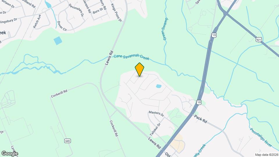 1725 Carnoustie Dr Map and Location Details