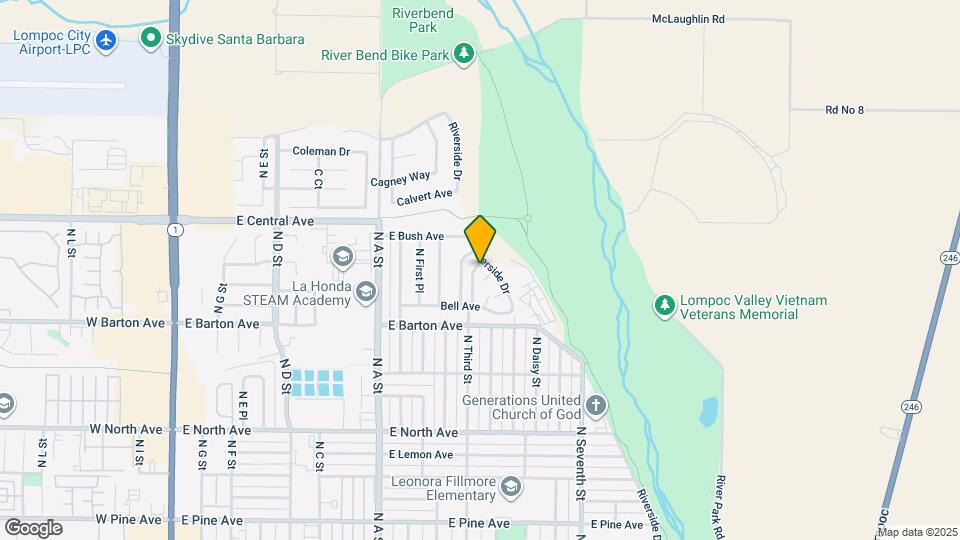 1302 Linda Vista Dr Map and Location Details