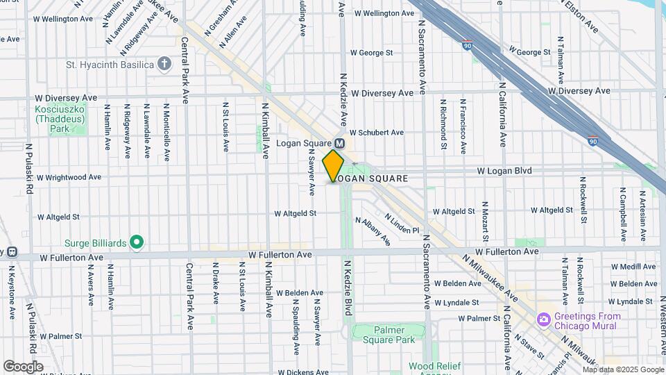 2536 N Kedzie Blvd, Unit 1N Map and Location Details