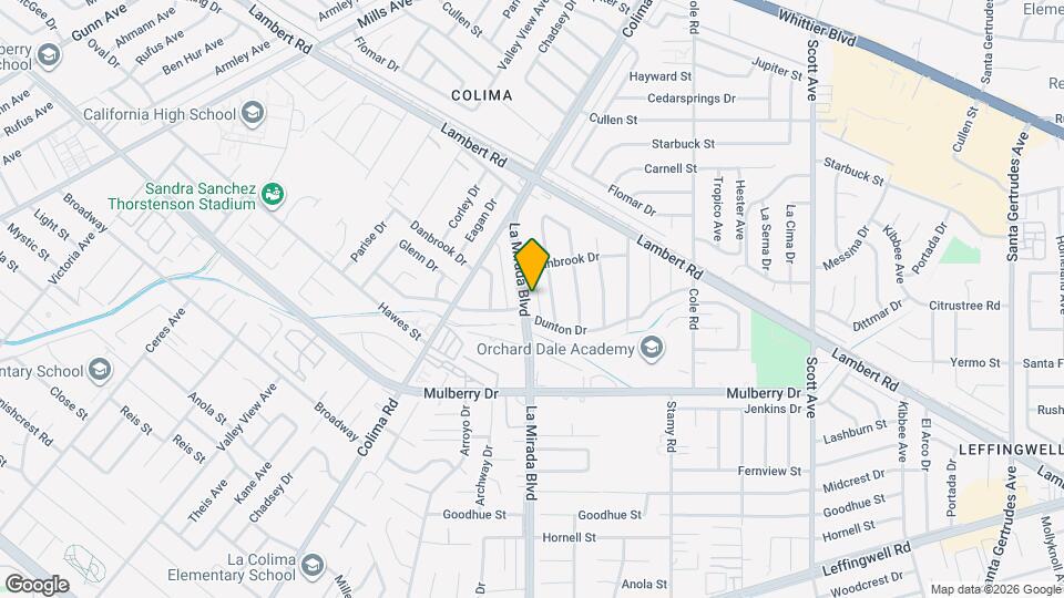 10532 La Mirada Blvd Map and Location Details