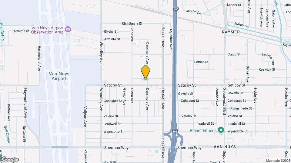Saticoy Street Mapa y Detalles de la Ubicación