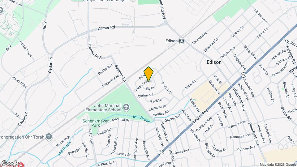 186 Central Ave Map and Location Details