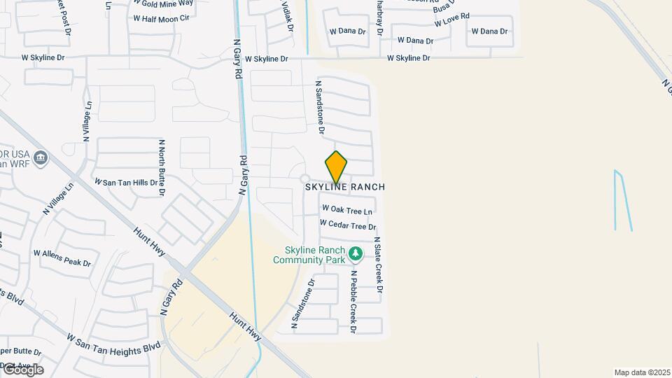 932 W Fruit Tree Ln Map and Location Details