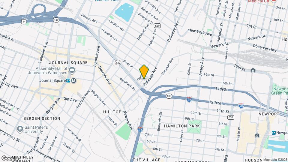 85 Palisade Ave Map and Location Details