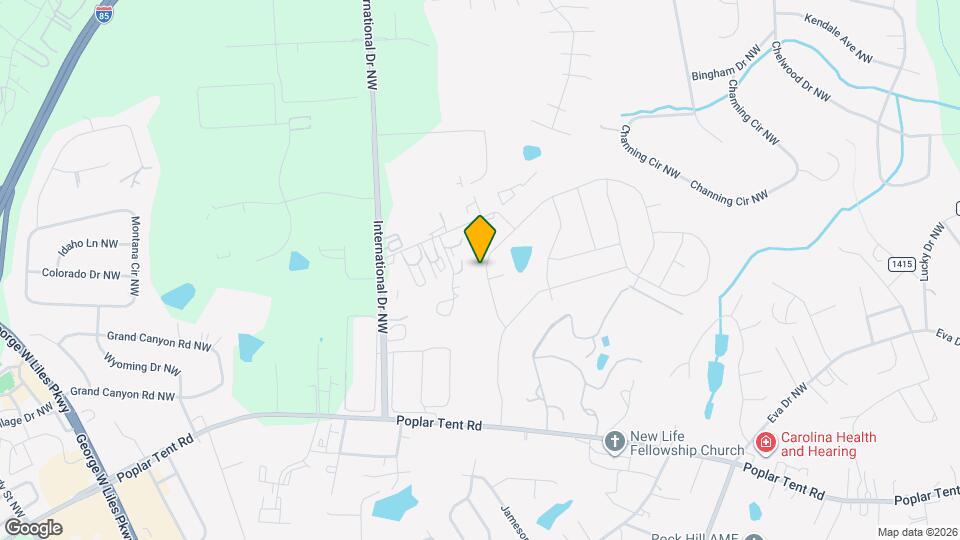 4329 Hunton Dale Rd NW Map and Location Details