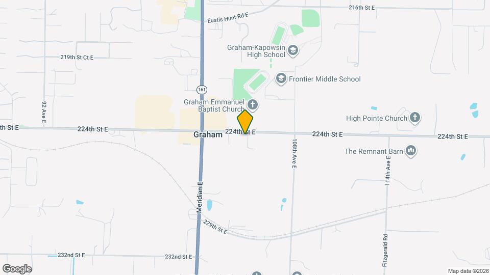 10420 224th St E Map and Location Details