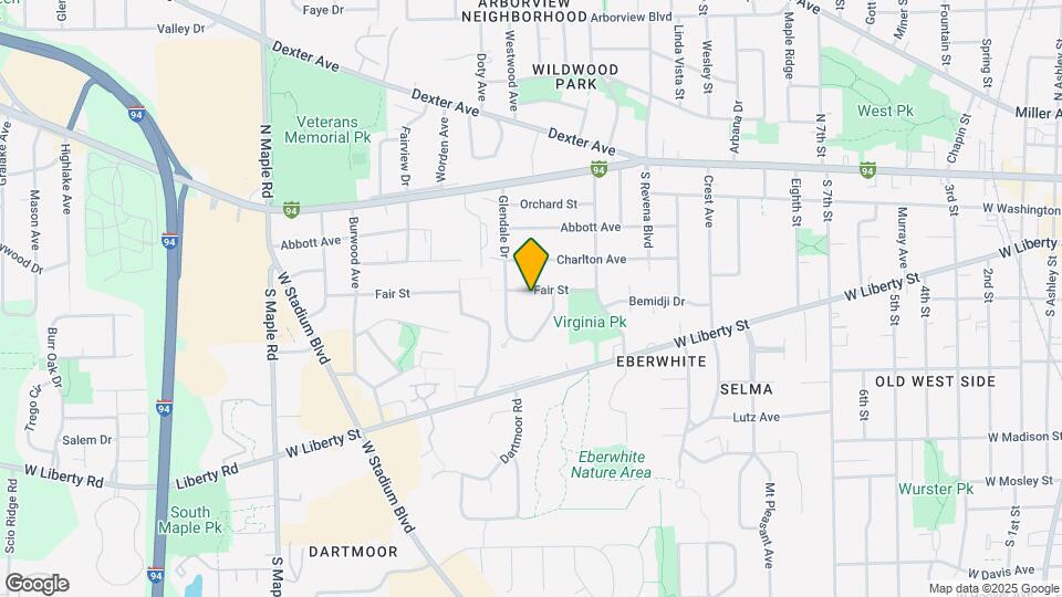 1807 Fair St, Unit 1 Map and Location Details