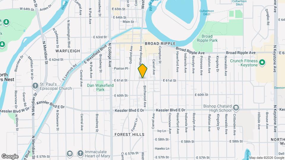 1006 E 61st St Map and Location Details