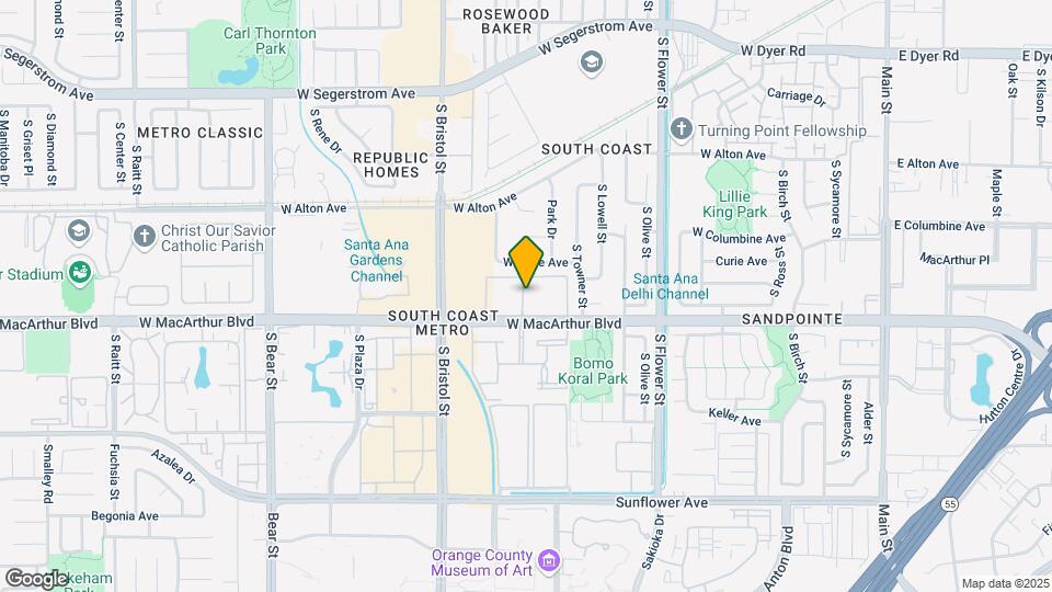 1001 W MacArthur Blvd Map and Location Details
