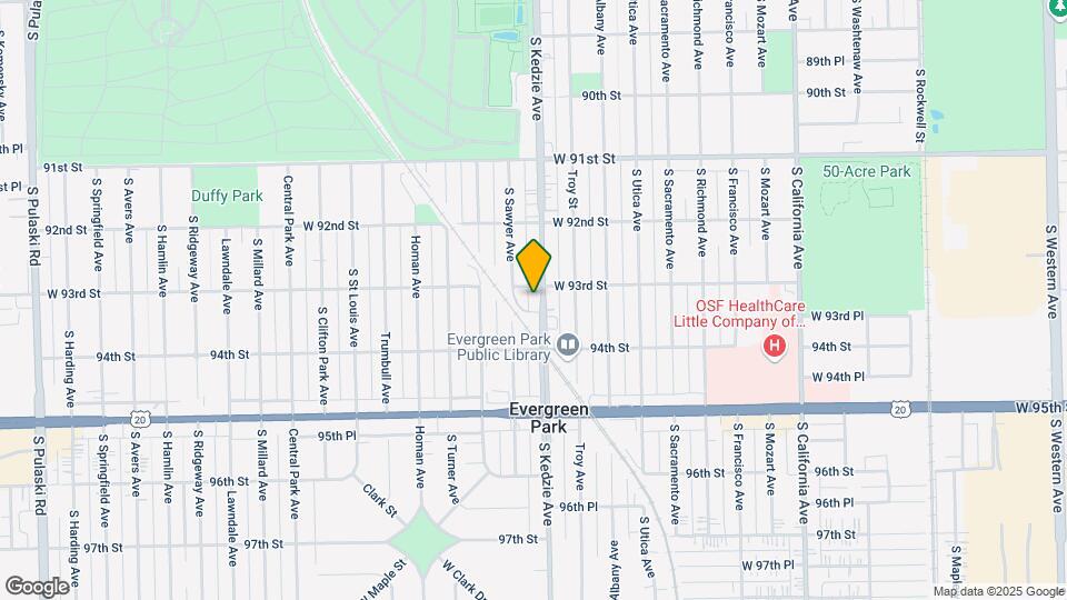 9308 S Kedzie Ave Map and Location Details