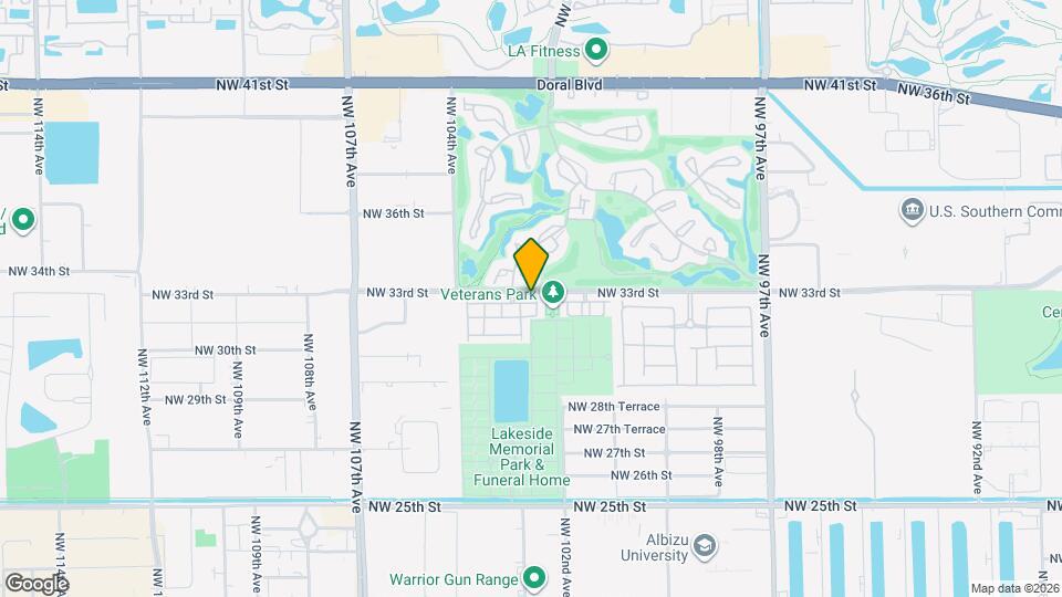 10253 NW 32nd Ter Map and Location Details