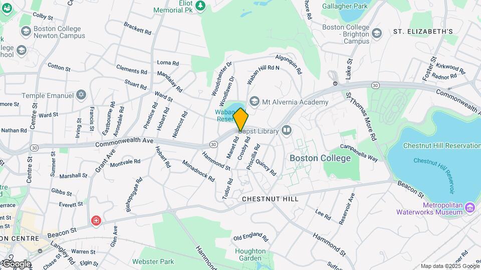 68 Manet Rd, Unit Manet rd Chestnut Hill Map and Location Details