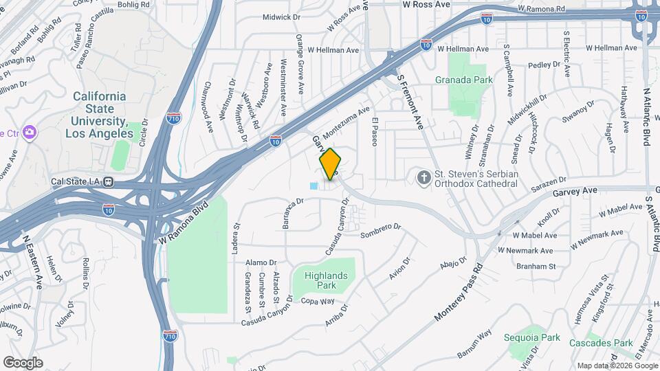 1818 Garvey Ave Map and Location Details