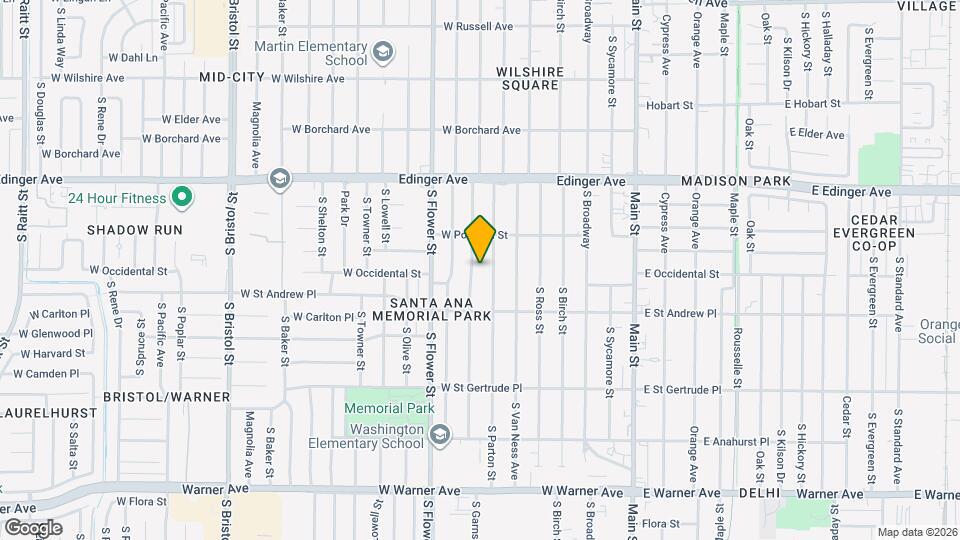 1805 S Garnsey St Map and Location Details