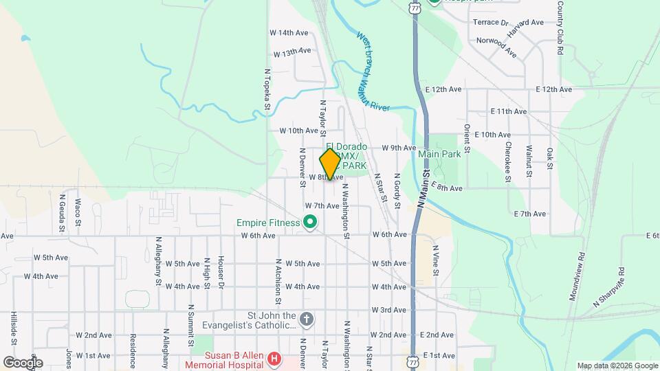 830 N Taylor St Map and Location Details