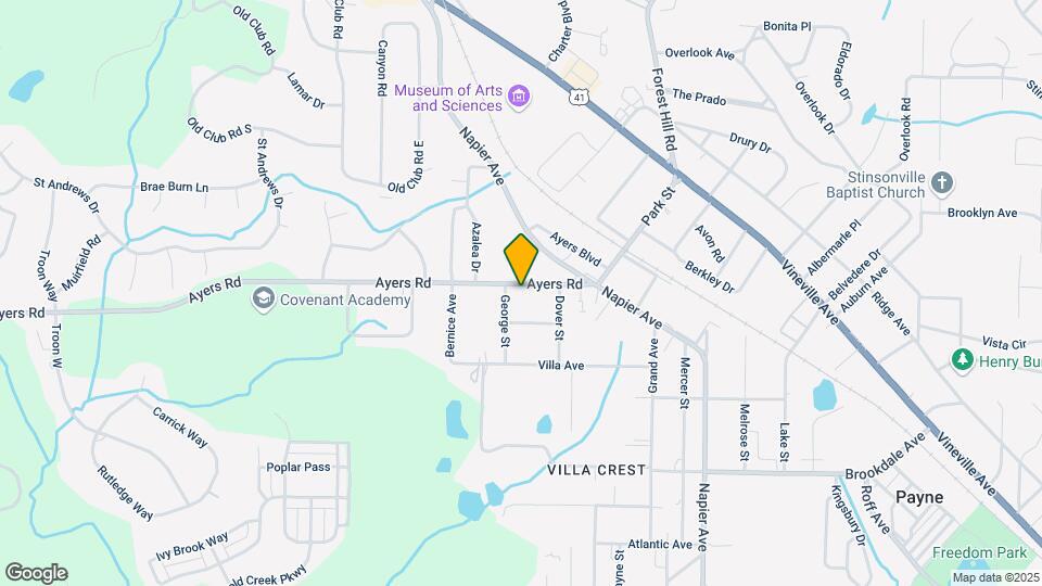 4250 Ayers Rd Map and Location Details