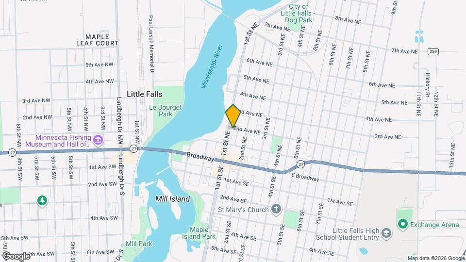 102 2nd Ave NE, Unit LF 7 Map and Location Details