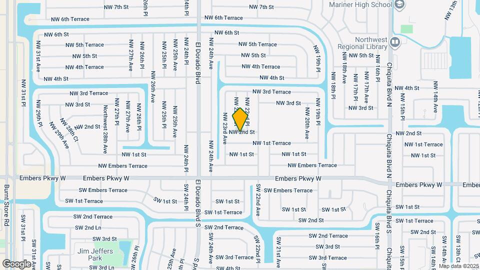 2222 NW 2nd St Map and Location Details