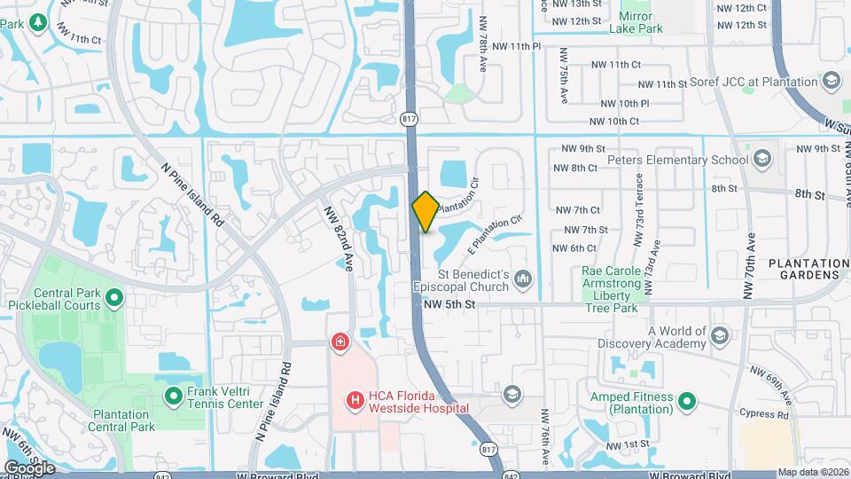 612 N University Dr Map and Location Details