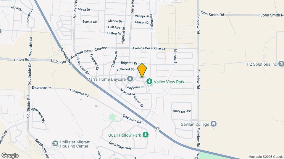 2821 Valley View Rd Map and Location Details
