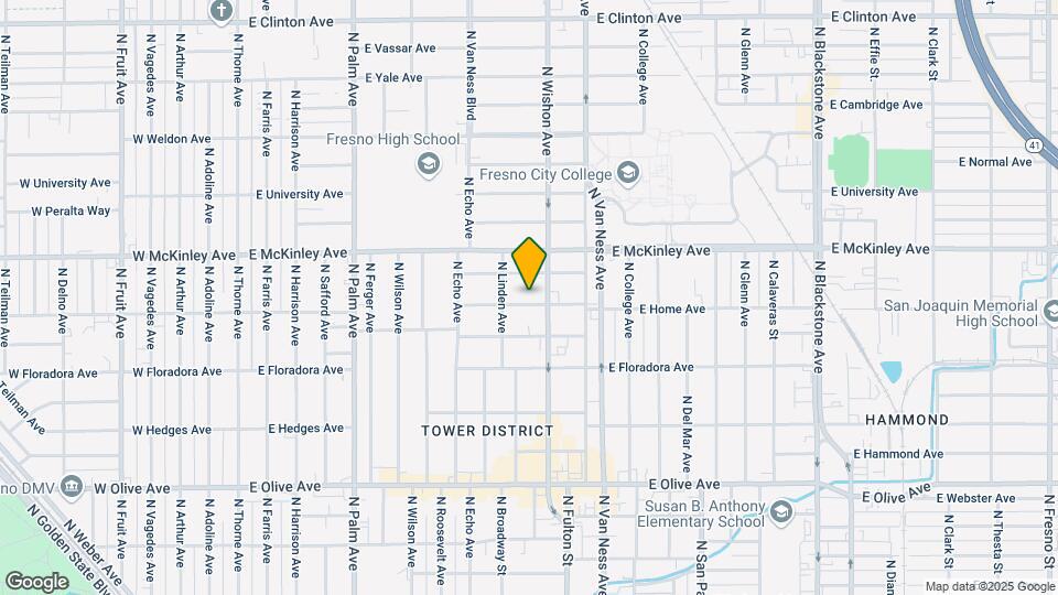 745 E Home Ave Map and Location Details
