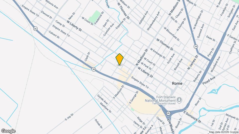 422 W Dominick St, Unit 1 Map and Location Details