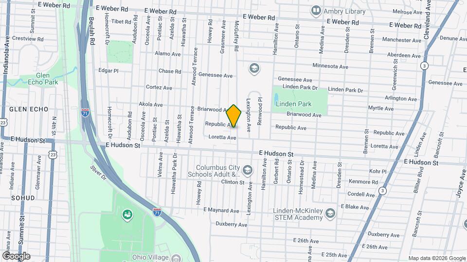 2453 McGuffey Rd Map and Location Details