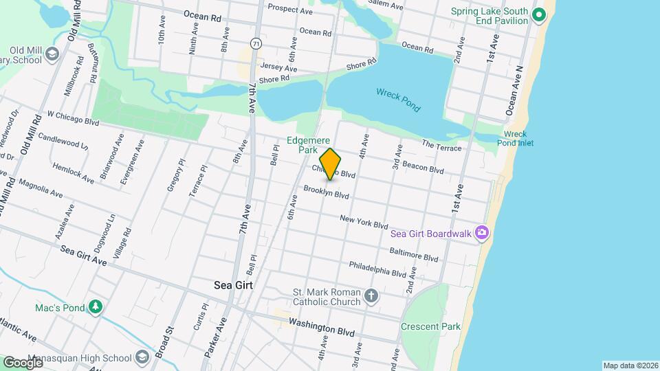 417 Brooklyn Blvd Map and Location Details