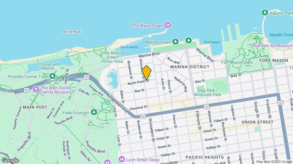3560 Divisadero Map and Location Details